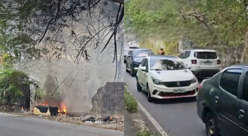 Incêndio de grandes proporções