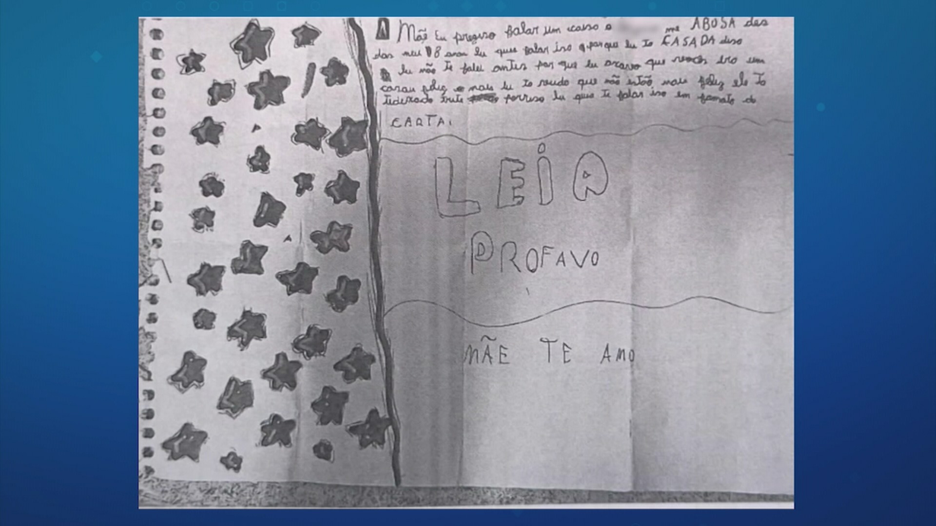 Caso é investigado pela Delegacia Especializada de Atendimento à Mulher de Santa Luzia (MG) Uma criança de 10 anos denunciou, por meio de uma carta entregue à mãe, ser vítima de abusos sexuais supostamente cometidos pelo padrasto na Região Metropolitana de Belo Horizonte, em Minas Gerais. No texto, a menina pediu que a mãe lesse a mensagem e relatou que os episódios teriam começado quando ela tinha oito anos. Ela também explicou por que havia mantido silêncio até então: dizia perceber a felicidade do casal e temia causar tristeza à mãe. Após ter contato com o relato da filha, a mãe instalou um equipamento de gravação na residência para apurar a veracidade da denúncia. O áudio obtido teria confirmado as acusações feitas pela criança. Um dia depois do último episódio relatado, o suspeito foi levado a uma delegacia, prestou depoimento e foi liberado na sequência. O caso passou a ser investigado pela Delegacia Especializada de Atendimento à Mulher (Deam) de Santa Luzia, na Grande BH, onde um inquérito policial foi aberto e uma medida protetiva em favor da menina foi solicitada às autoridades. Desde que a denúncia veio à tona, o homem não retornou mais à casa da família e deixou de atender às ligações da companheira. Sem condições financeiras para manter o aluguel do imóvel sozinha, a mãe precisou deixar a residência com a filha. Em depoimento, ela demonstrou revolta com a liberação do investigado e cobrou uma resposta mais rápida do sistema de justiça, afirmando que a lembrança do momento em que a criança lhe contou o ocorrido continua presente em seu dia a dia. Spearhead Invista em petróleo hoje e ganhe 8 mil extras por semana Saiba Mais A Polícia Civil de Minas Gerais mantém as diligências em andamento para apurar todos os fatos e concluir o inquérito. O suspeito permanece em liberdade enquanto a investigação prossegue. Em casos de suspeita de violência sexual contra crianças e adolescentes, denúncias podem ser feitas de forma sigilosa pelo Disque 100. *Fonte portaldoholanda